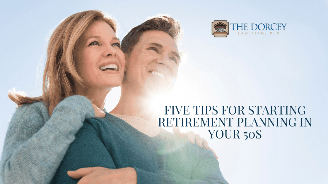 Five Tips for Starting Retirement Planning in Your 50s text